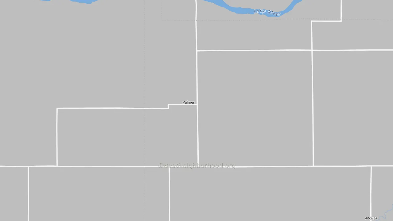 Transit Grade map of 68864, NE