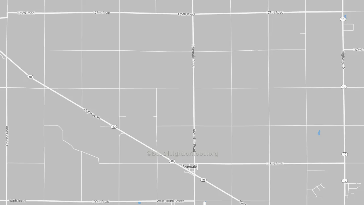 Transit Grade map of 68870, NE