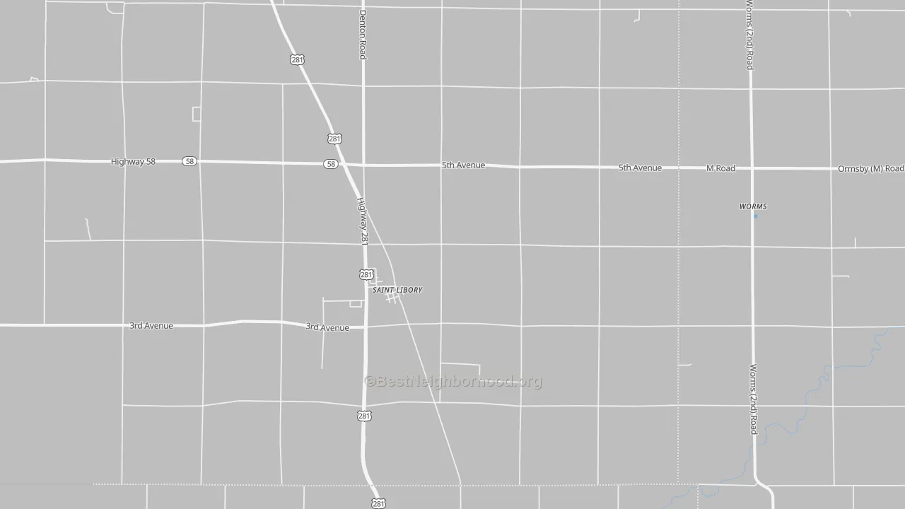 Transit Grade map of 68872, NE