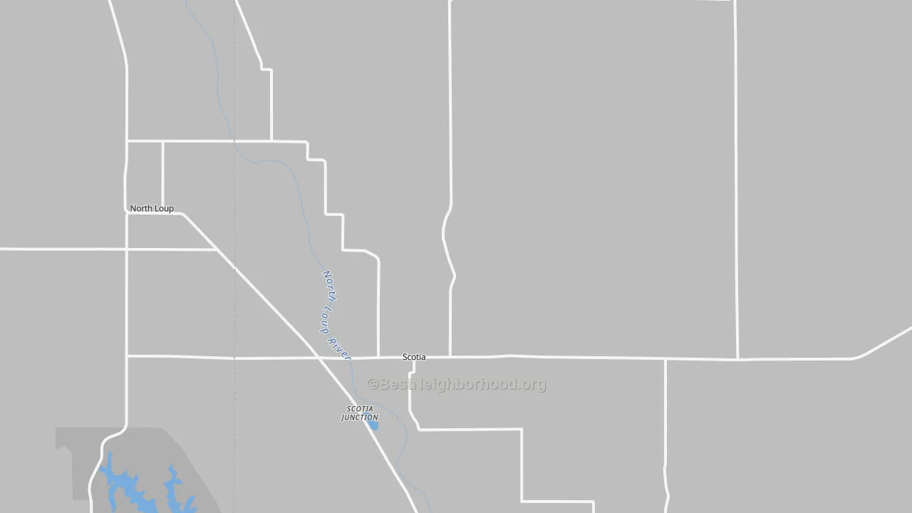 Transit Grade map of 68875, NE