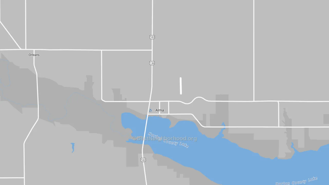 Transit Grade map of 68920, NE