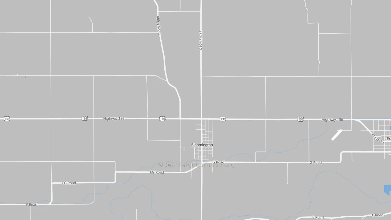 Transit Grade map of 68929, NE