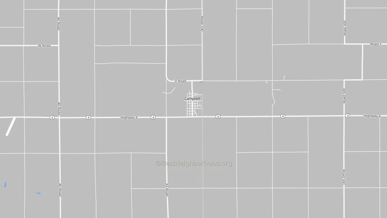 Transit Grade map of 68932, NE