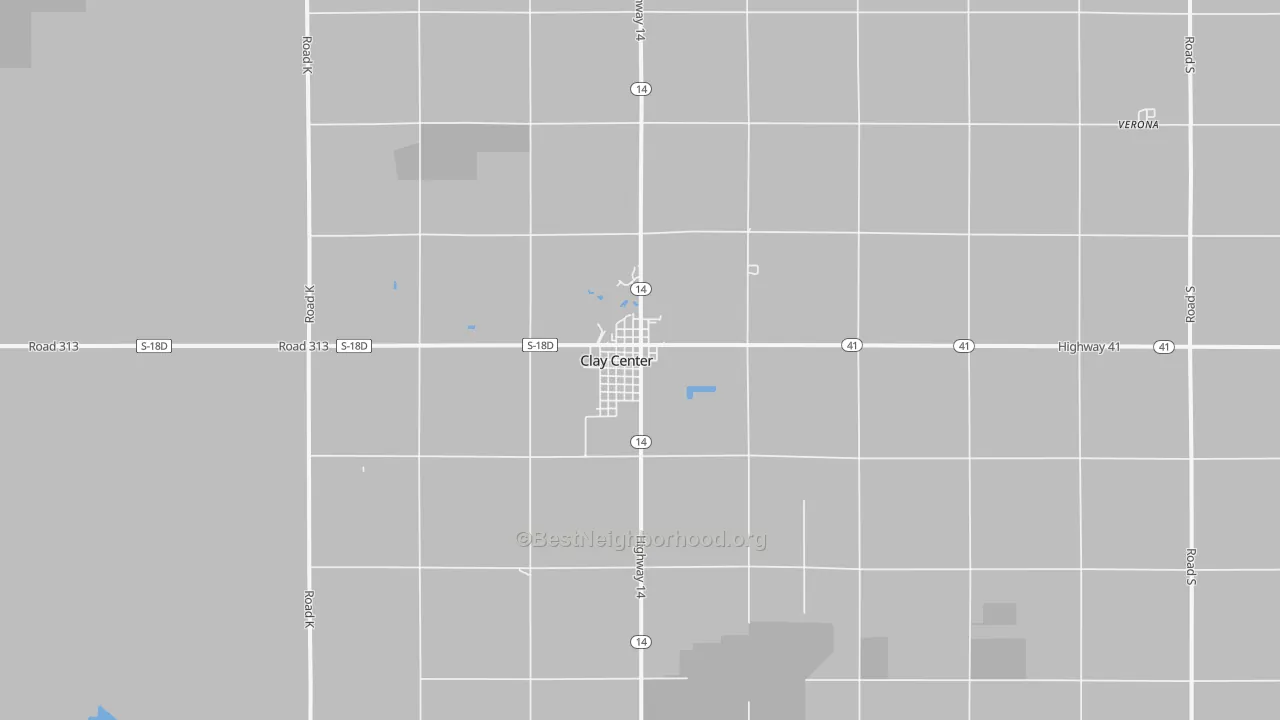 Transit Grade map of 68933, NE