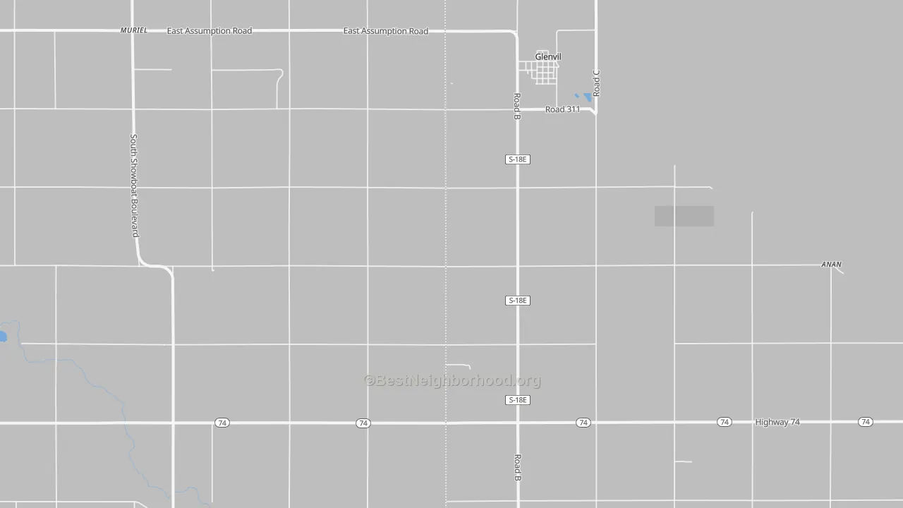 Transit Grade map of 68941, NE