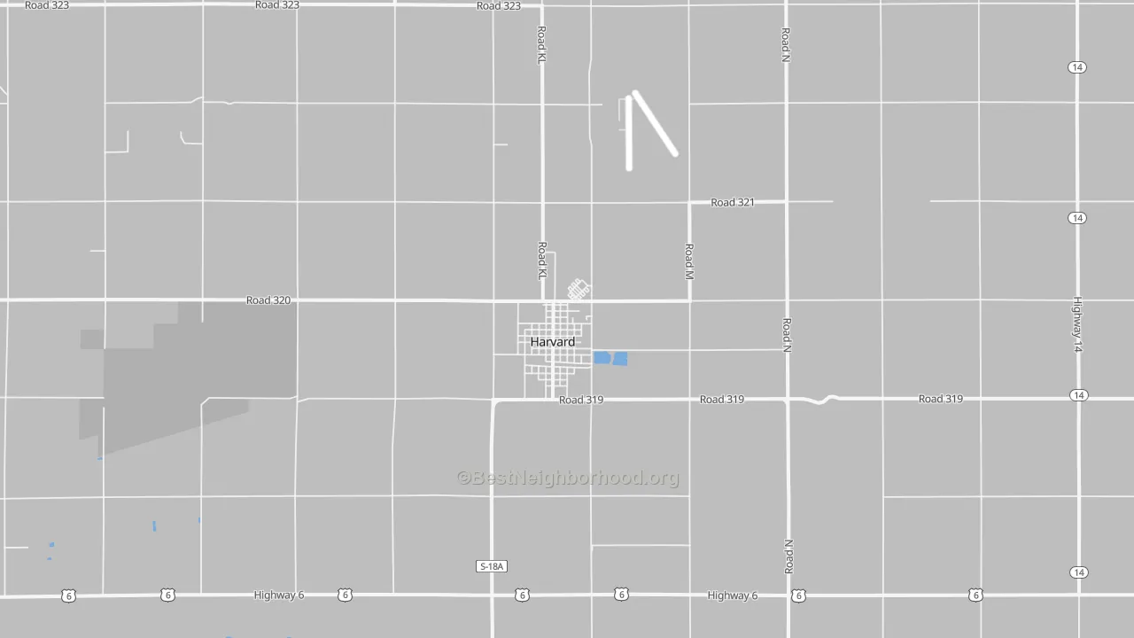 Transit Grade map of 68944, NE