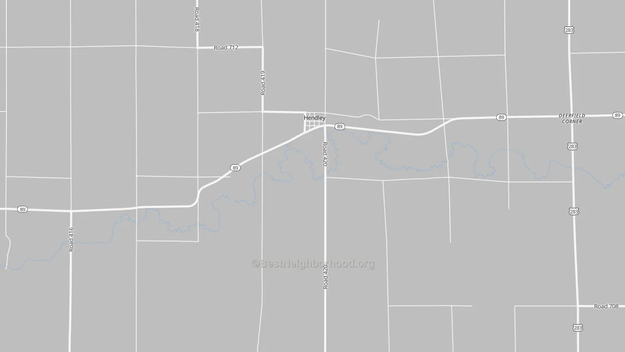 Transit Grade map of 68946, NE