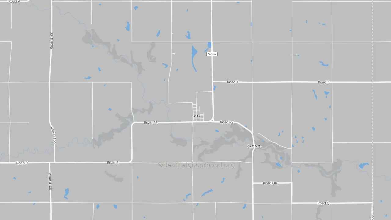 Transit Grade map of 68964, NE