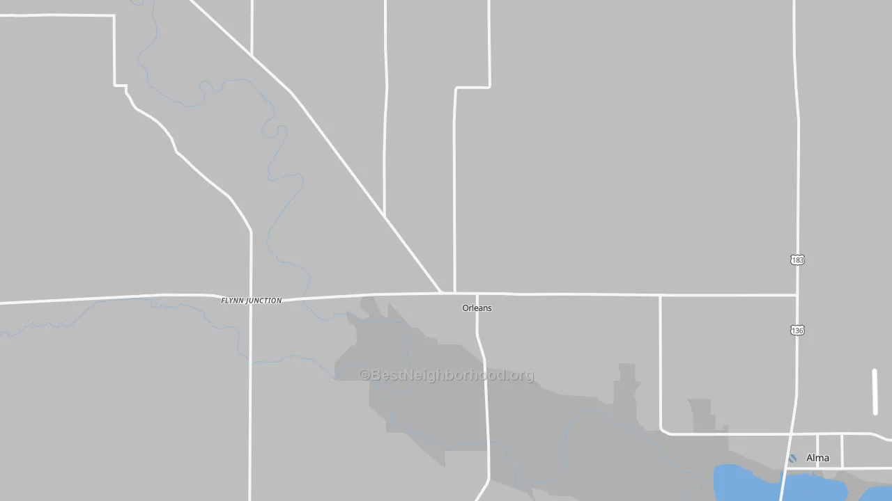 Transit Grade map of 68966, NE