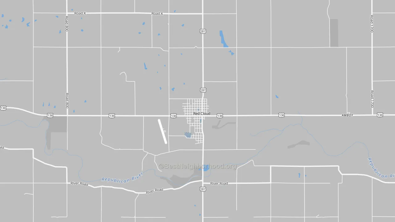 Transit Grade map of 68970, NE