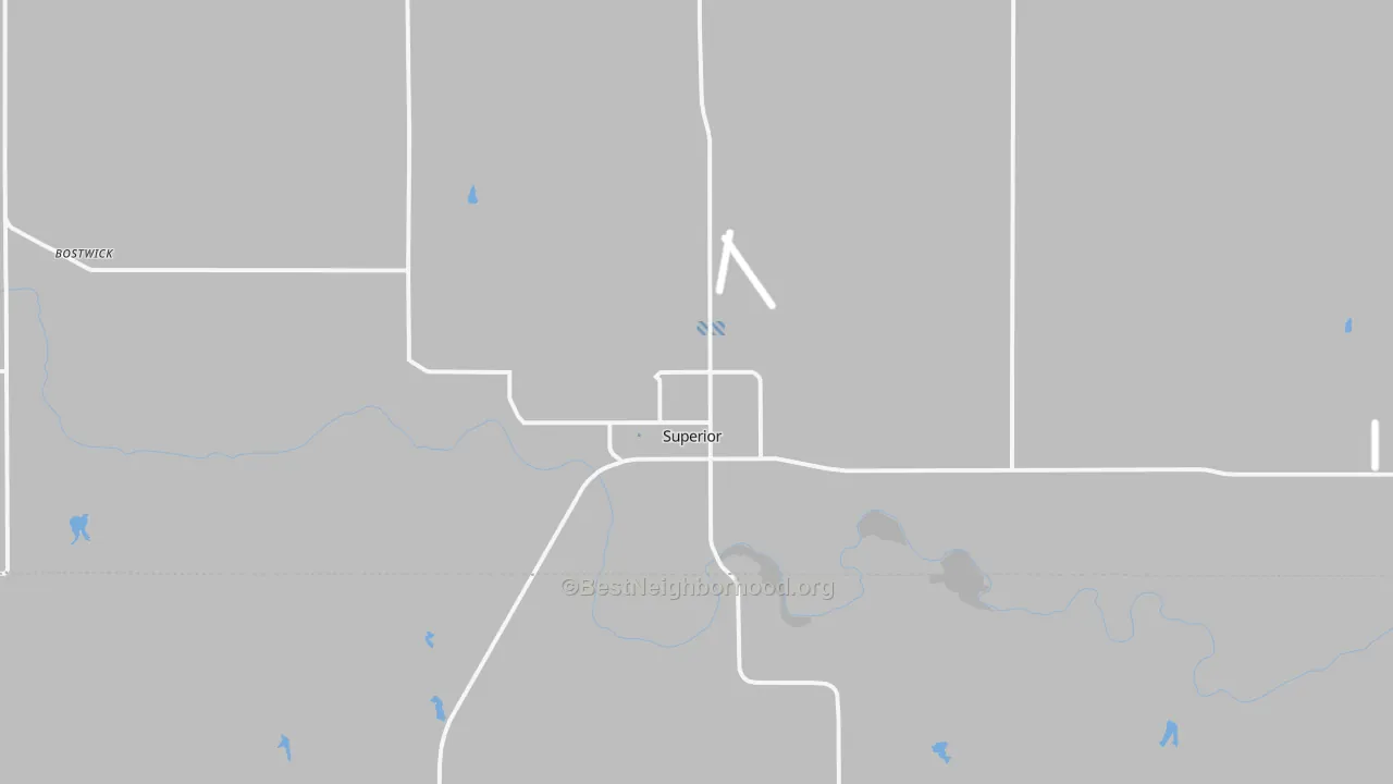 Transit Grade map of 68978, NE
