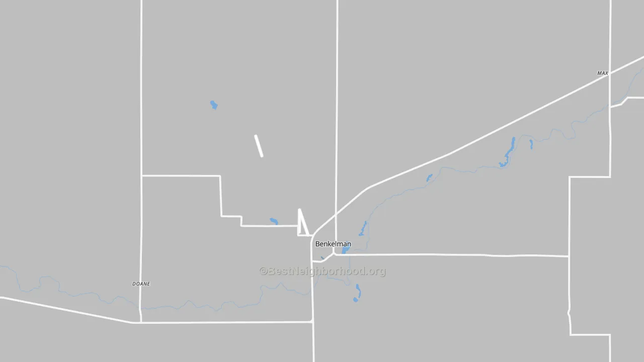 Transit Grade map of 69021, NE