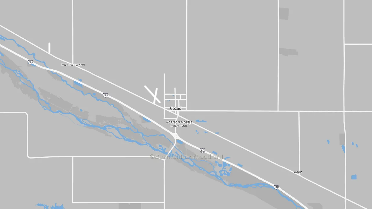 Transit Grade map of 69130, NE