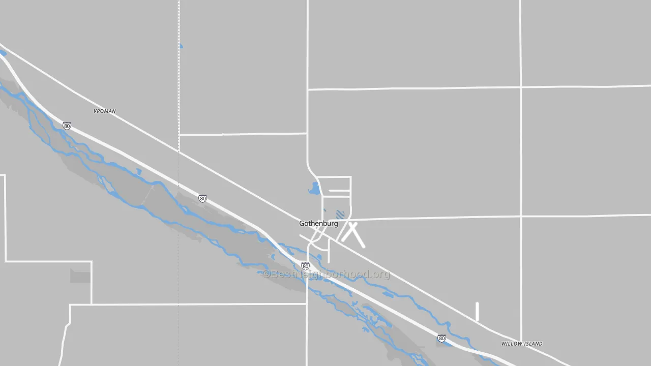 Transit Grade map of 69138, NE