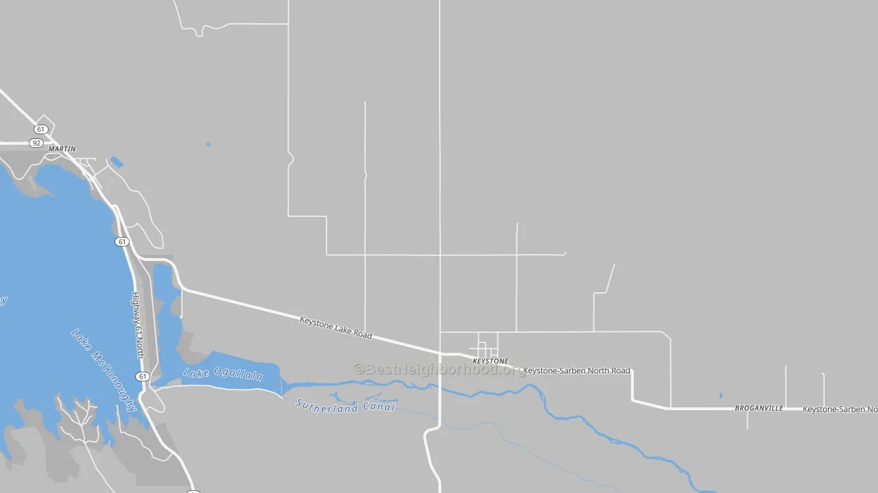 Transit Grade map of 69144, NE