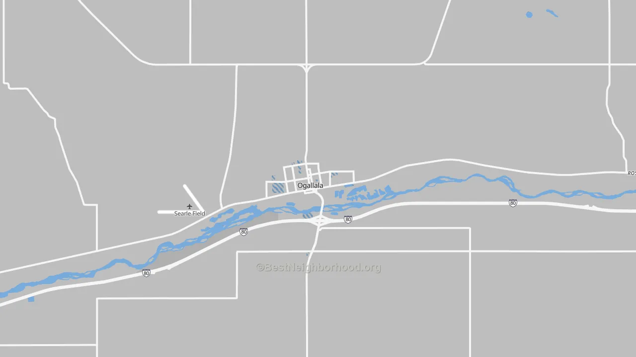 Transit Grade map of 69153, NE