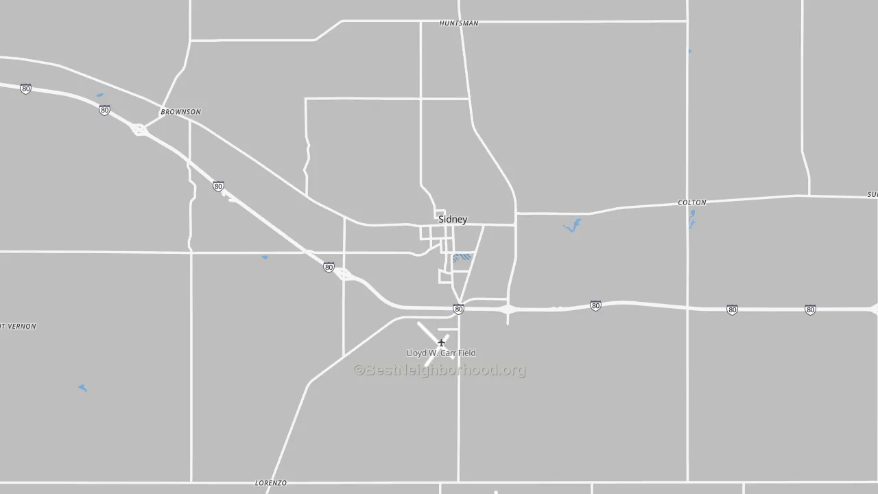 Transit Grade map of 69162, NE