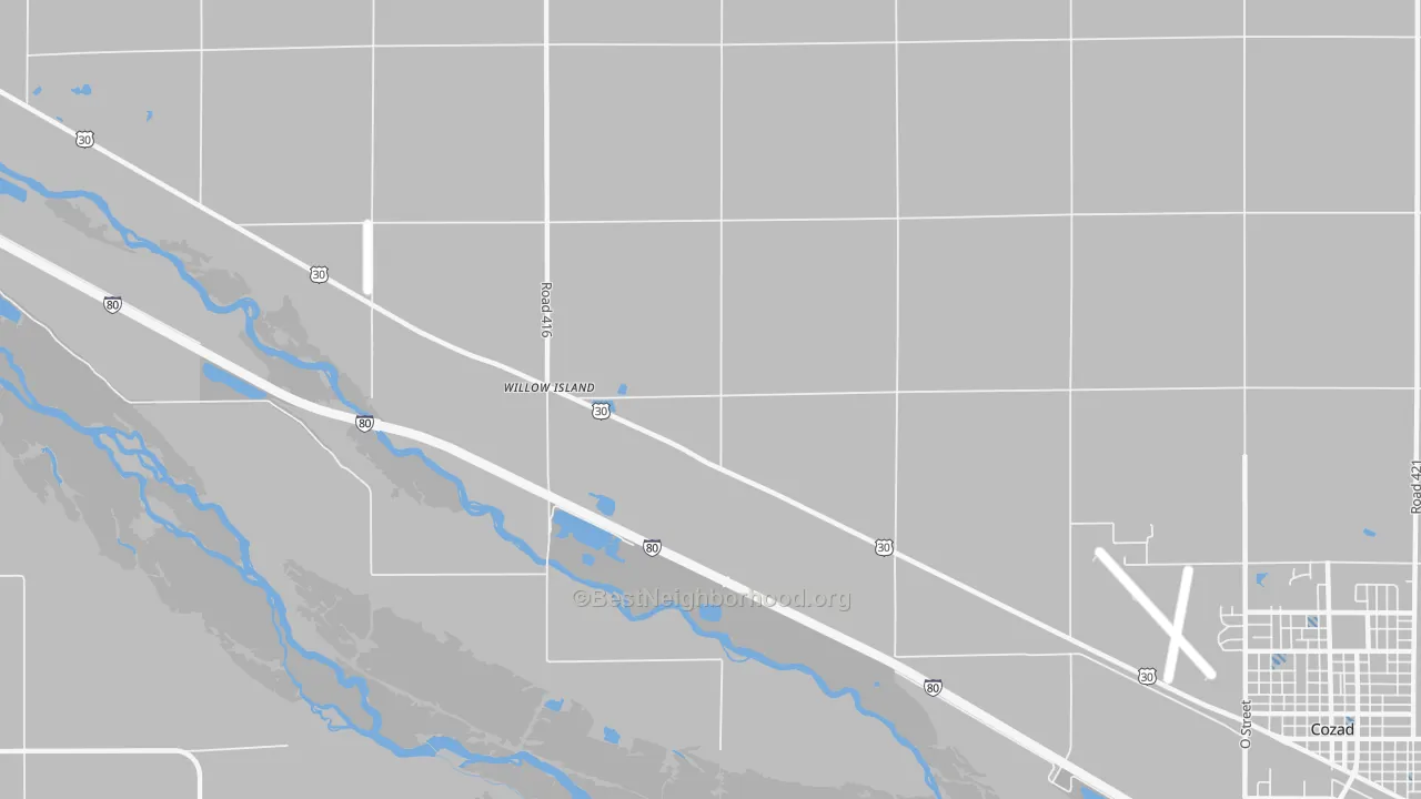 Transit Grade map of 69171, NE