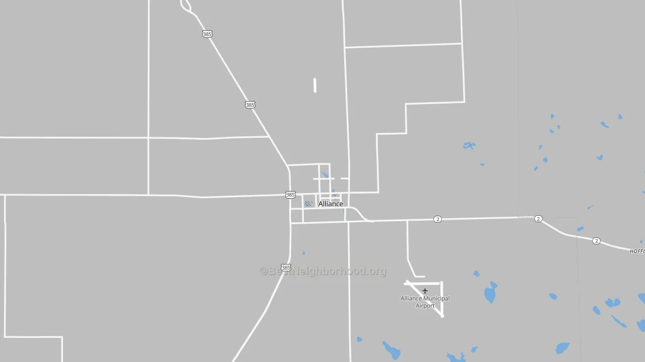 Transit Grade map of 69301, NE