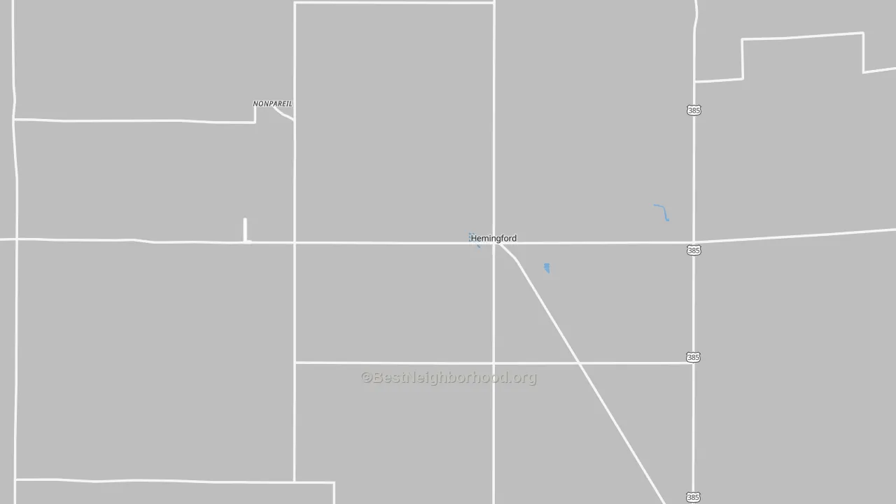 Transit Grade map of 69348, NE