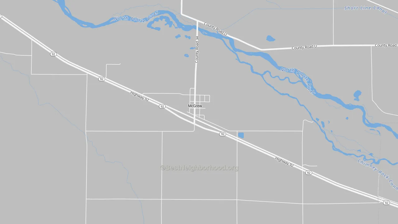 Transit Grade map of 69353, NE