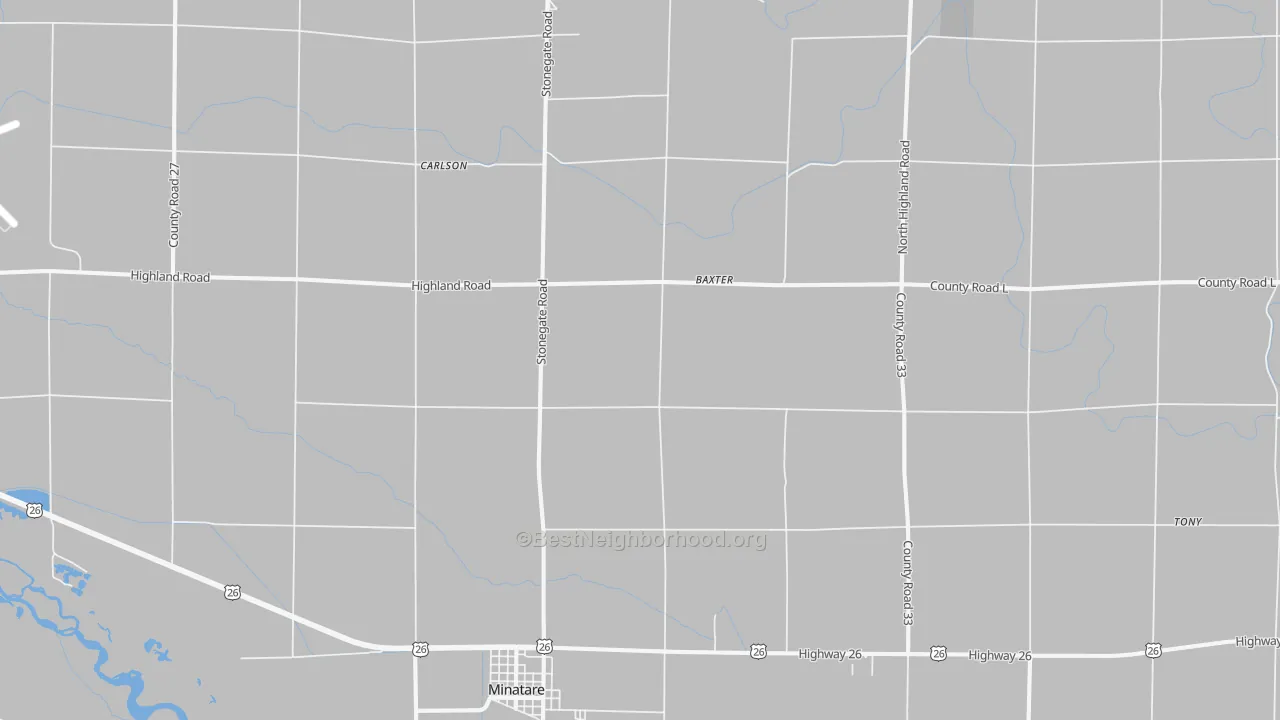 Transit Grade map of 69356, NE