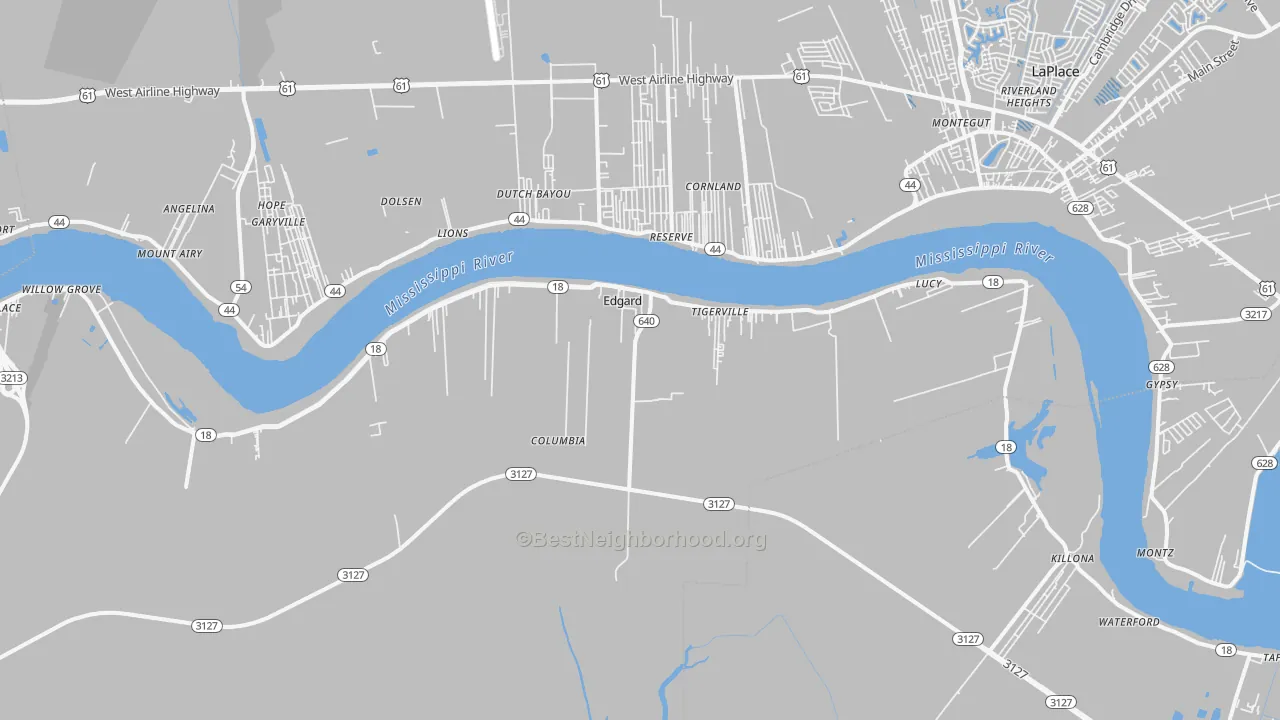 Transit Grade map of 70049, LA