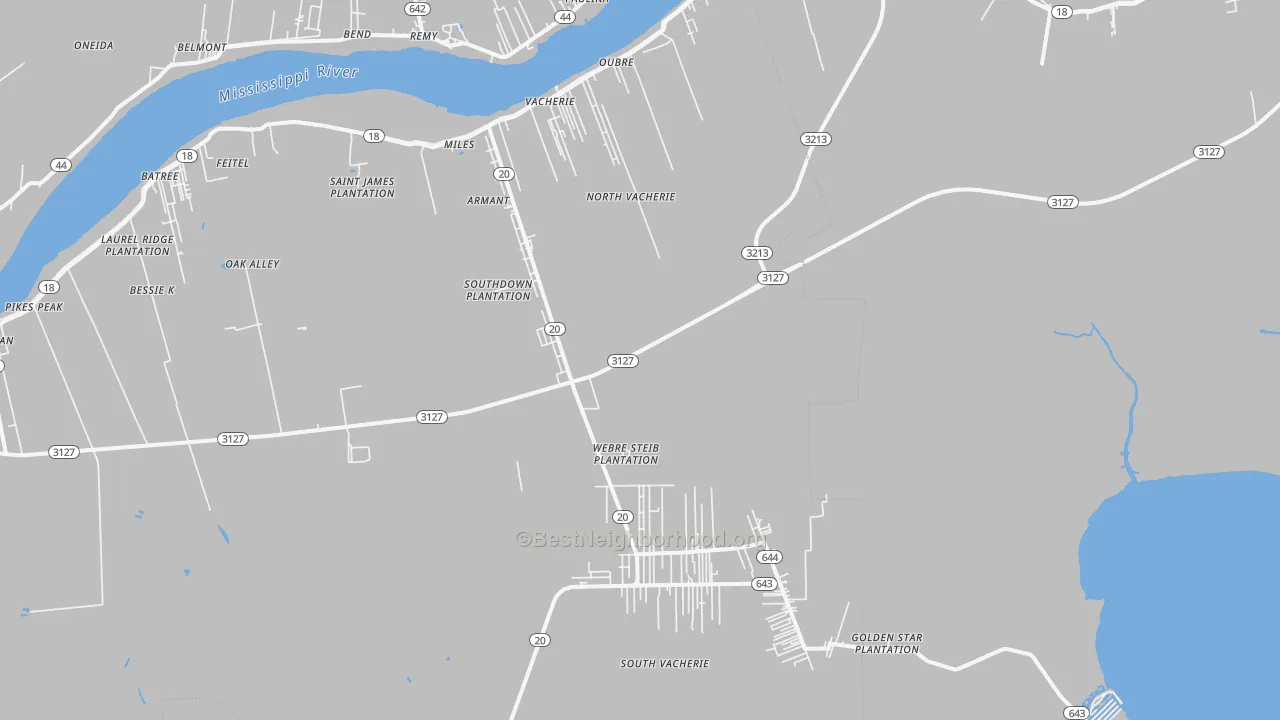 Transit Grade map of 70090, LA