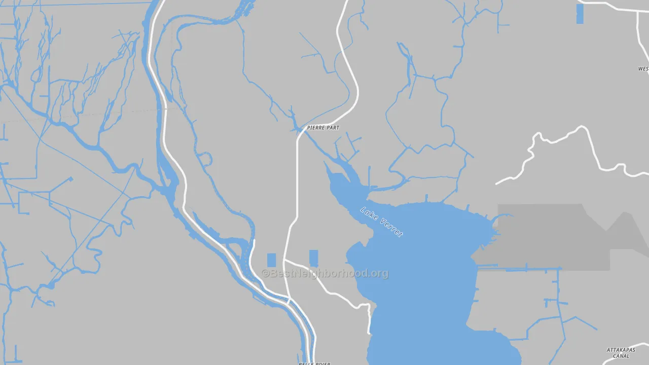 Transit Grade map of 70339, LA