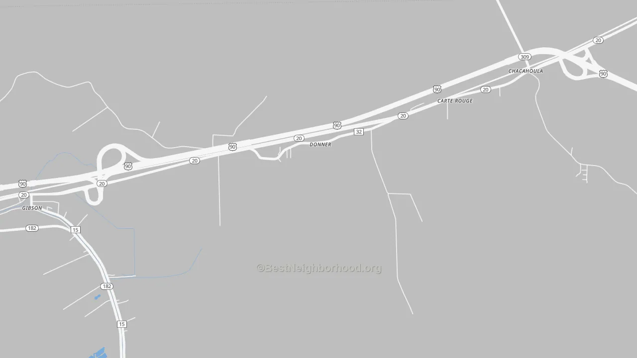 Transit Grade map of 70352, LA