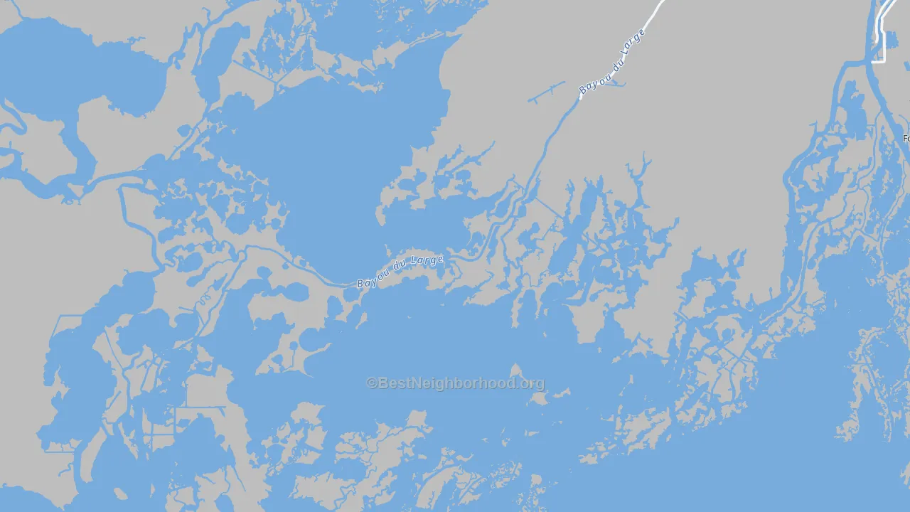 Transit Grade map of 70361, LA
