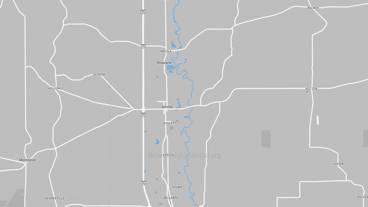 Transit Grade map of 70422, LA