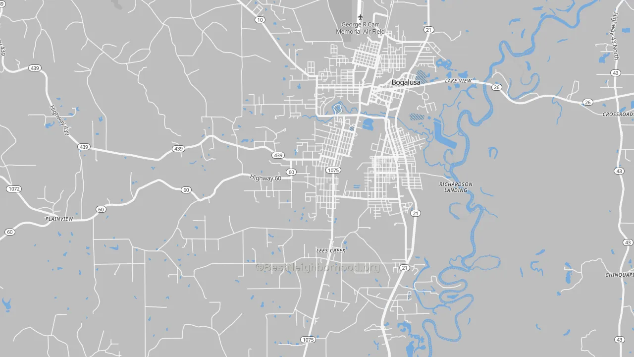 Transit Grade map of 70427, LA