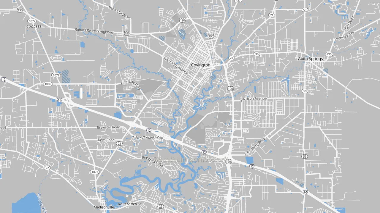 Transit Grade map of 70433, LA