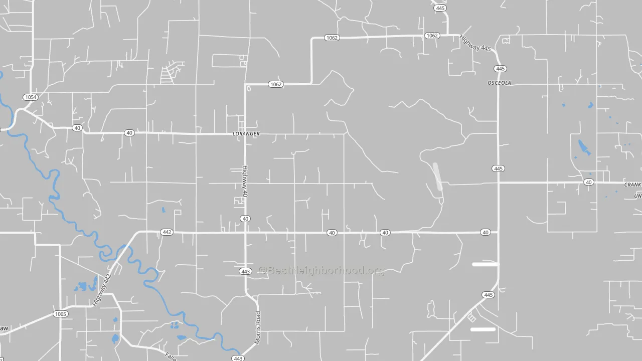 Transit Grade map of 70446, LA
