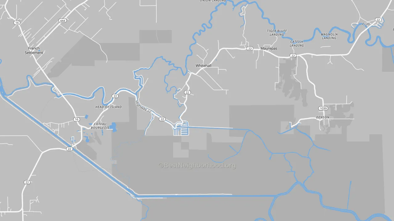 Transit Grade map of 70449, LA