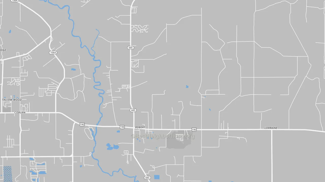Transit Grade map of 70455, LA
