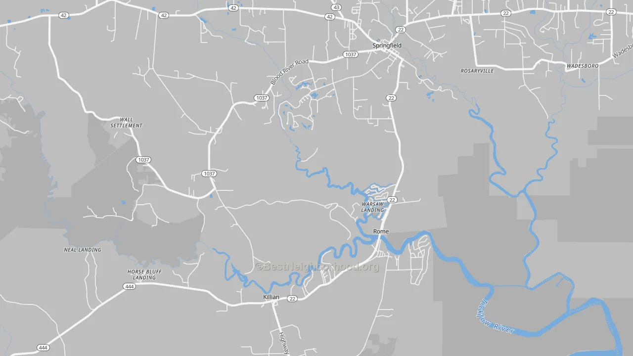 Transit Grade map of 70462, LA