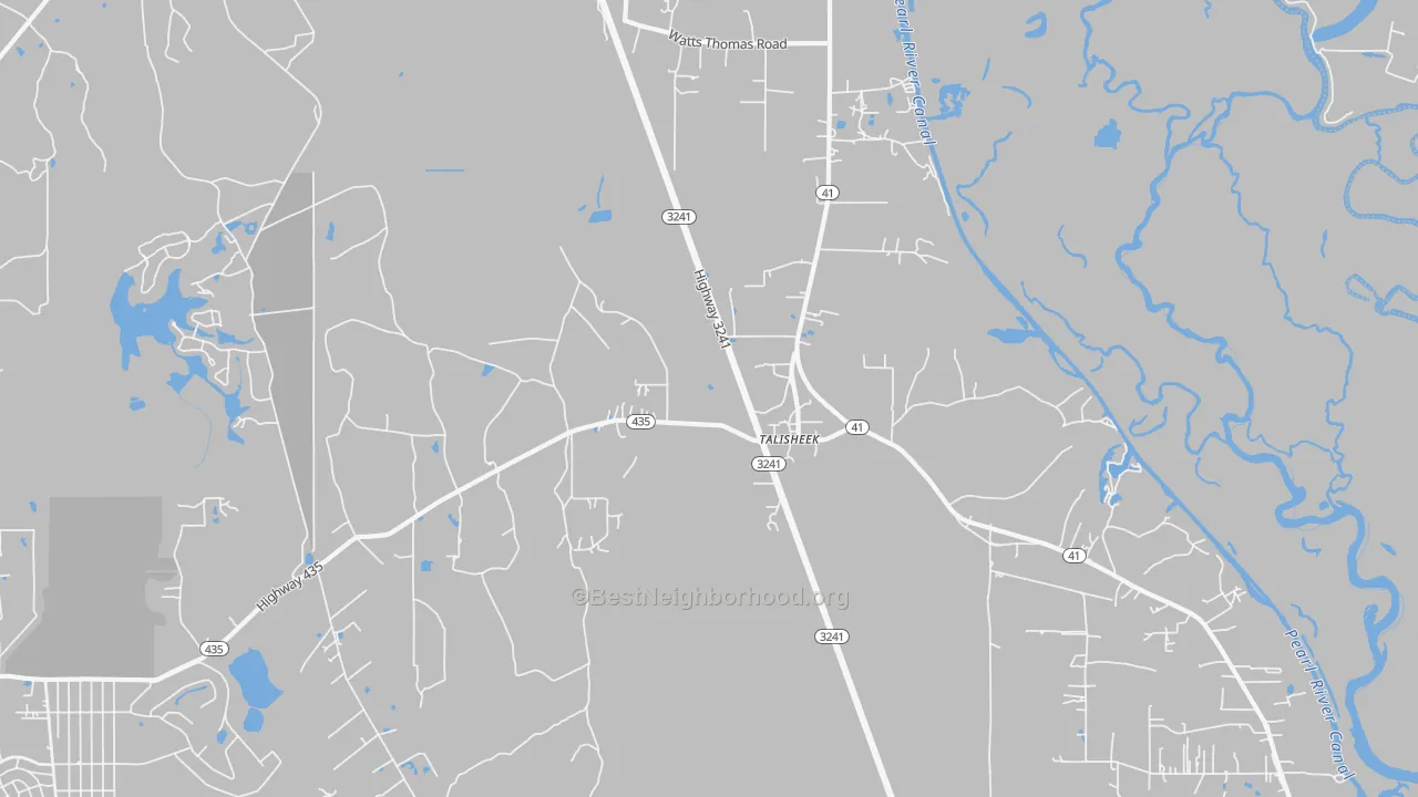 Transit Grade map of 70464, LA