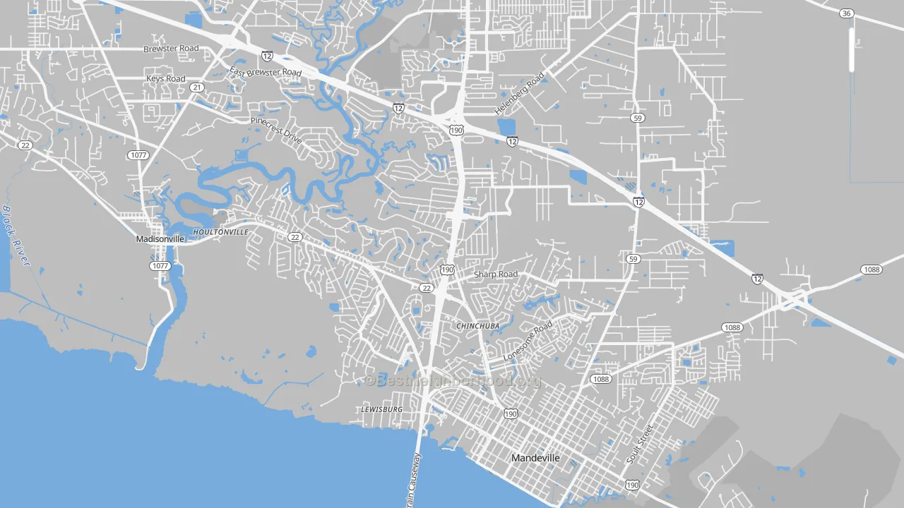 Transit Grade map of 70471, LA