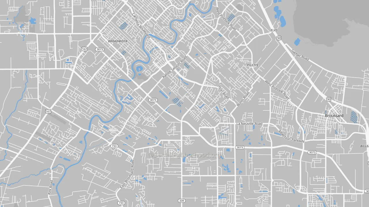 Transit Grade map of 70508, LA
