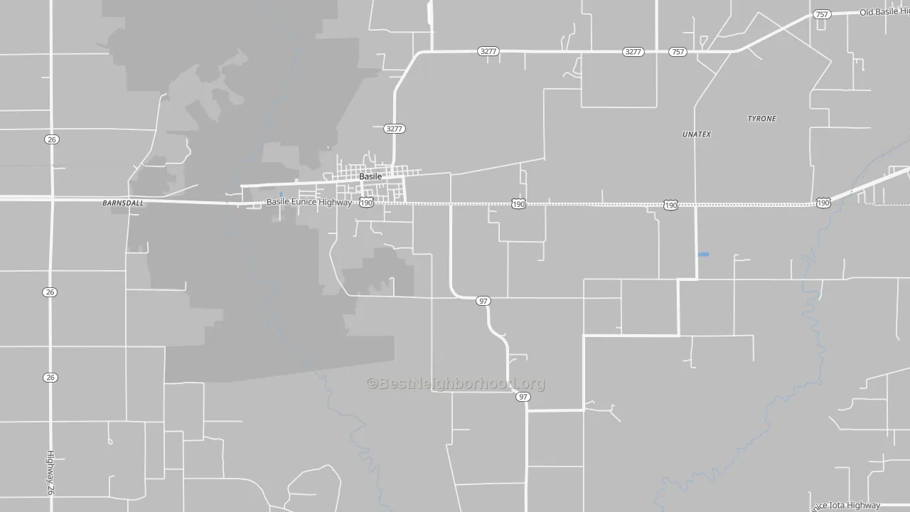 Transit Grade map of 70515, LA