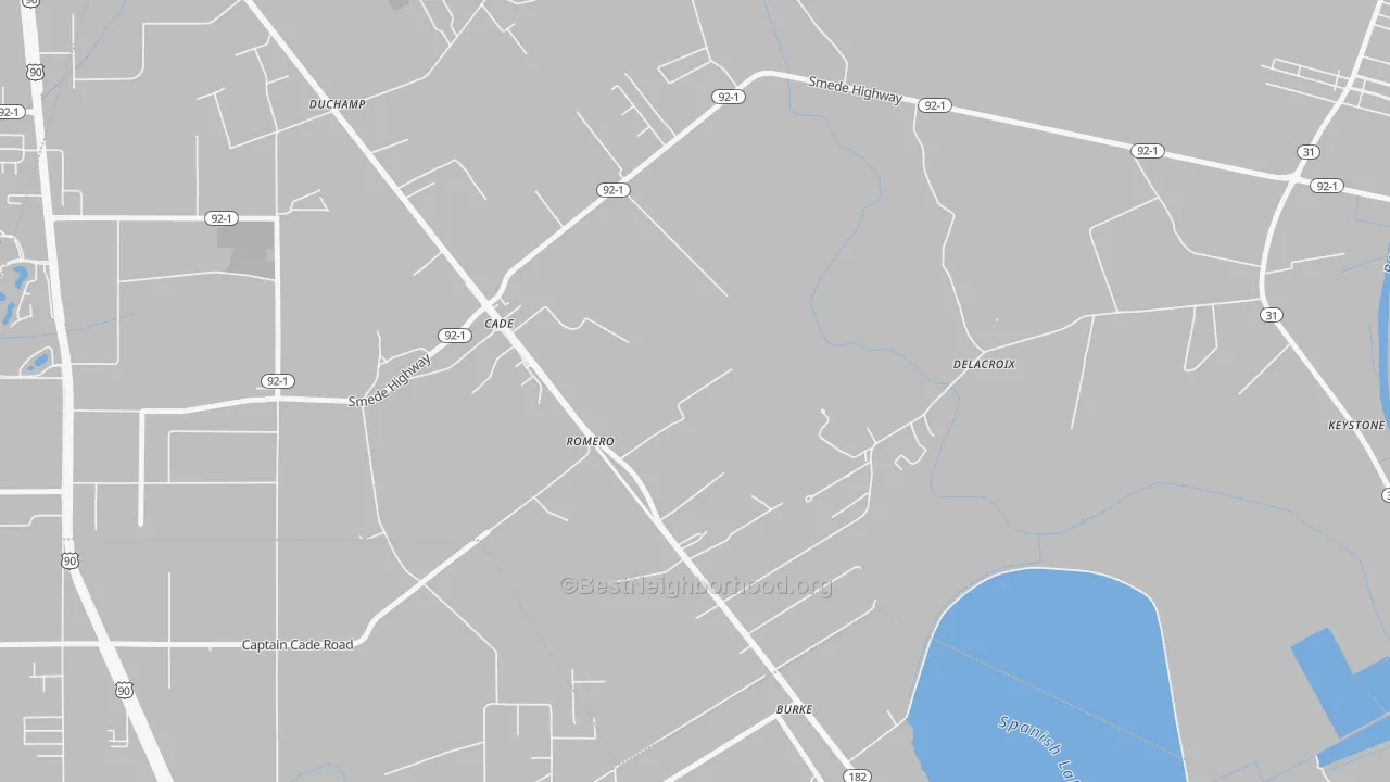 Transit Grade map of 70519, LA