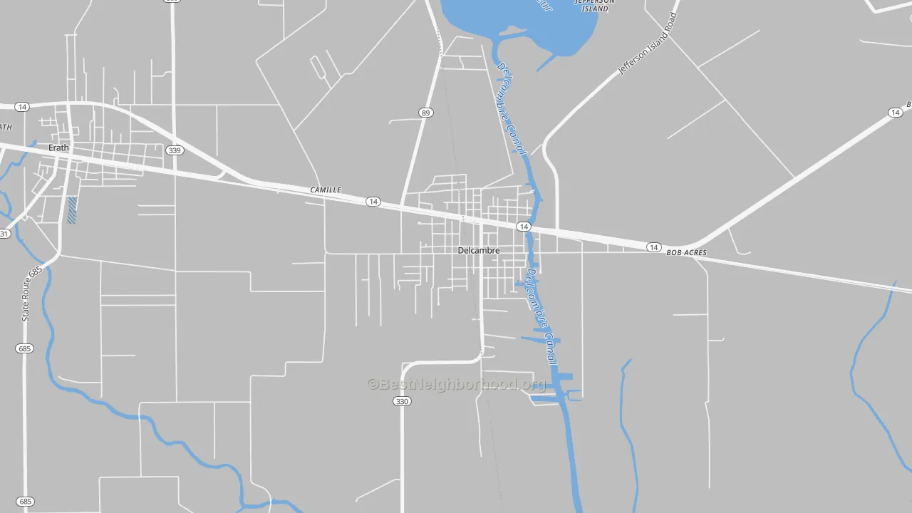 Transit Grade map of 70528, LA