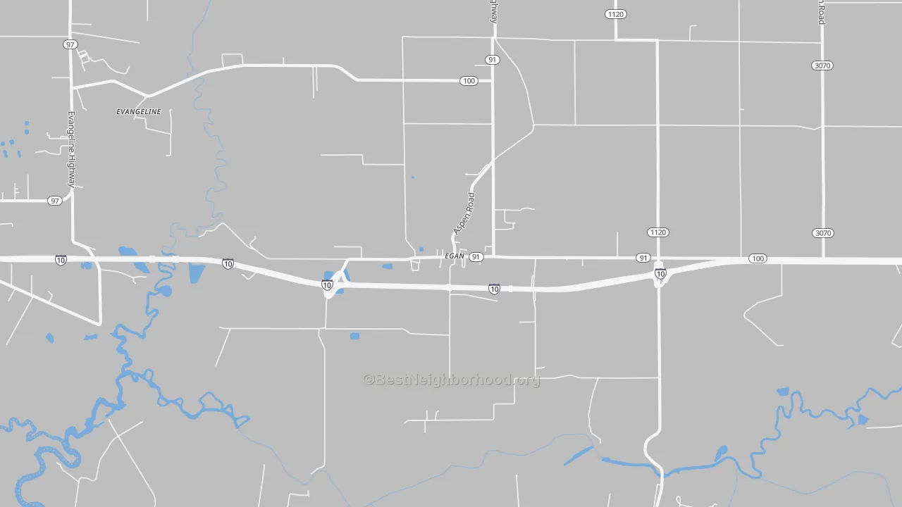 Transit Grade map of 70531, LA