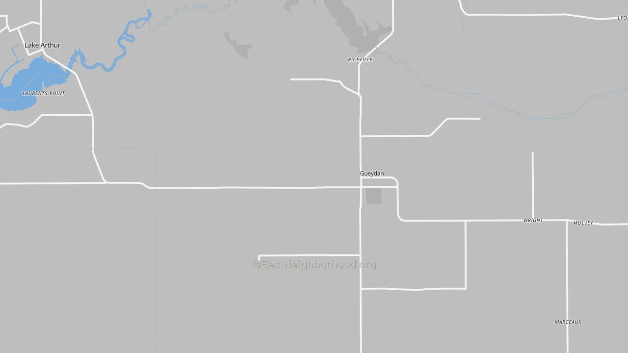 Transit Grade map of 70542, LA