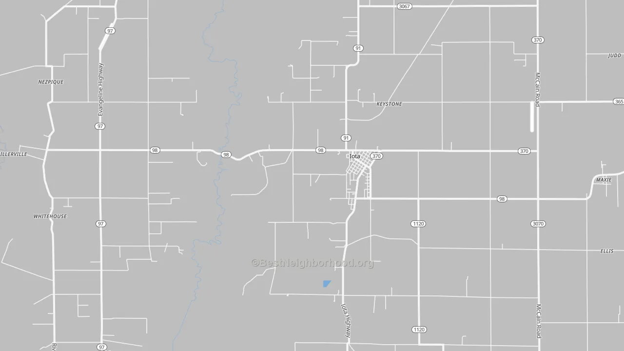 Transit Grade map of 70543, LA