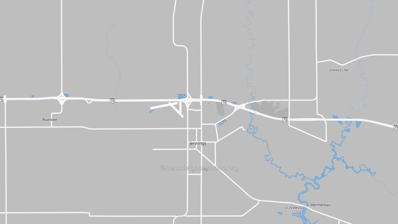 Transit Grade map of 70546, LA