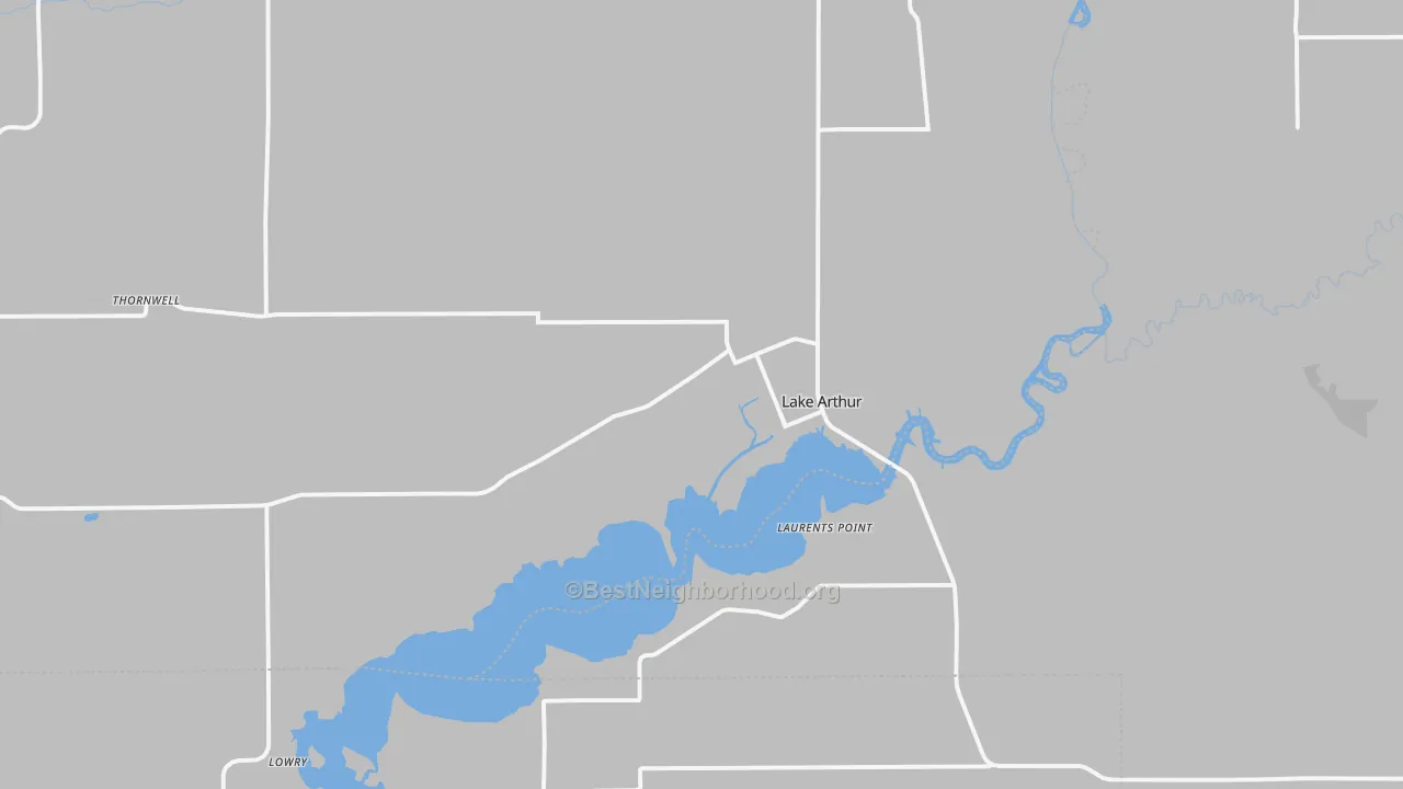 Transit Grade map of 70549, LA