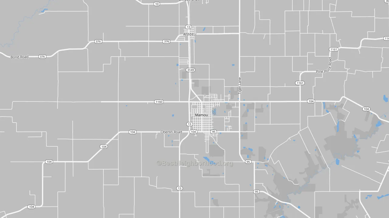 Transit Grade map of 70554, LA